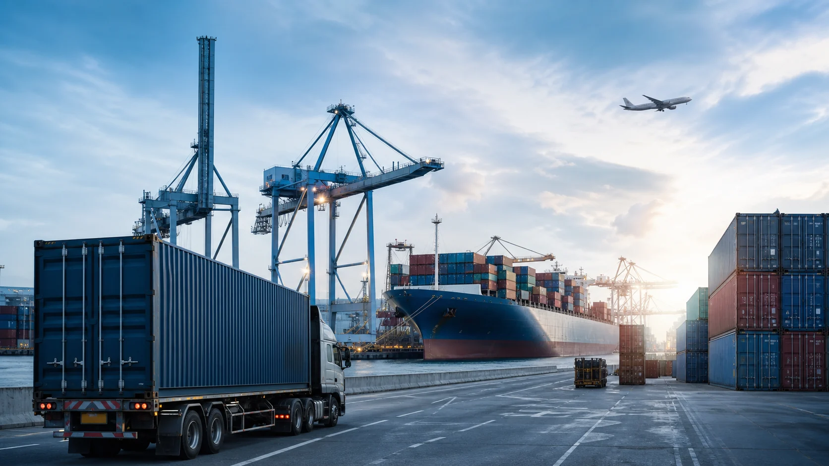 International air and sea DDP freight operations